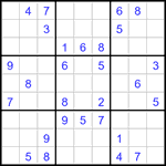 Судоку 9х9 #3243 средний