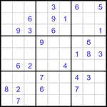 Судоку 9х9 #3244 средний