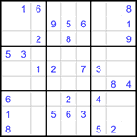 Судоку 9х9 #3245 средний