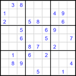 Судоку 9х9 #3246 средний