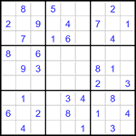 Судоку 9х9 #3247 средний