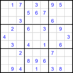 Судоку 9х9 #3251 средний