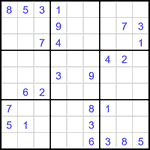 Судоку 9х9 #3256 средний