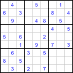 Судоку 9х9 #3257 средний
