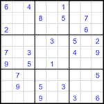 Судоку 9х9 #3259 средний