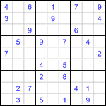 Судоку 9х9 #3262 средний