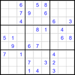 Судоку 9х9 #3268 средний