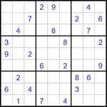Судоку 9х9 #3270 средний