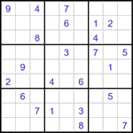 Судоку 9х9 #3217 очень трудный