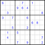 Судоку 9х9 #3218 очень трудный