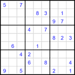 Судоку 9х9 #3240 очень трудный