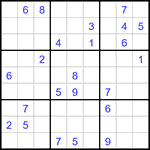 Судоку 9х9 #3246 очень трудный