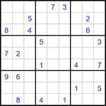 Судоку 9х9 #3248 очень трудный