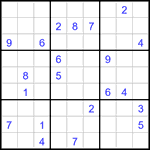 Судоку 9х9 #3265 очень трудный