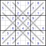 Судоку LX 9х9 #2 легкий Судоку LX 9х9 #2 легкий