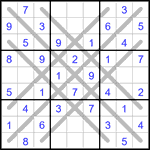 Судоку LX 9х9 #21 легкий Судоку LX 9х9 #21 легкий