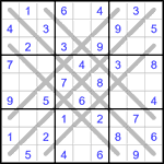 Судоку LX 9х9 #23 легкий Судоку LX 9х9 #23 легкий