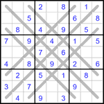 Судоку LX 9х9 #24 легкий Судоку LX 9х9 #24 легкий