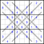 Судоку LX 9х9 #26 легкий Судоку LX 9х9 #26 легкий