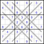 Судоку LX 9х9 #28 легкий Судоку LX 9х9 #28 легкий