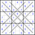 Судоку LX 9х9 #30 легкий Судоку LX 9х9 #30 легкий