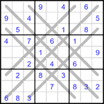 Судоку LX 9х9 #2 средний Судоку LX 9х9 #2 средний