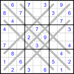 Судоку LX 9х9 #3 средний Судоку LX 9х9 #3 средний