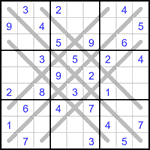 Судоку LX 9х9 #4 средний Судоку LX 9х9 #4 средний