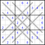 Судоку LX 9х9 #25 средний Судоку LX 9х9 #25 средний