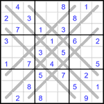 Судоку LX 9х9 #26 средний Судоку LX 9х9 #26 средний