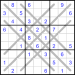 Судоку LX 9х9 #29 средний Судоку LX 9х9 #29 средний