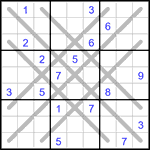 Судоку LX 9х9 #4 трудный Судоку LX 9х9 #4 трудный