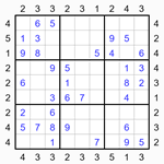 Судоку-небоскребы 9х9 #26 легкий