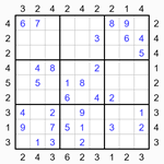 Судоку-небоскребы 9х9 #28 легкий