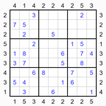 Судоку-небоскребы 9х9 #30 легкий