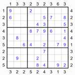 Судоку-небоскребы 9х9 #26 средний