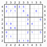 Судоку-небоскребы 9х9 #27 средний