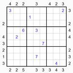 Судоку-небоскребы 9х9 #27 очень трудный