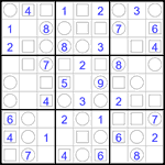 Судоку “Трио” 9х9 #1 легкий