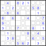 Судоку “Трио” 9х9 #30 легкий