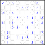 Судоку “Трио” 9х9 #34 легкий