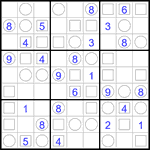 Судоку “Трио” 9х9 #1 средний