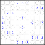 Судоку “Трио” 9х9 #2 средний