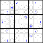 Судоку “Трио” 9х9 #21 средний Судоку “Трио” 9х9 #21 средний
