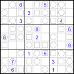 Судоку “Трио” 9х9 #25 средний Судоку “Трио” 9х9 #25 средний