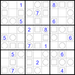 Судоку “Трио” 9х9 #30 средний