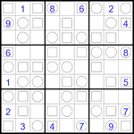 Судоку “Трио” 9х9 #34 средний