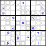 Судоку “Трио” 9х9 #37 средний