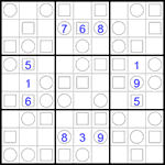 Судоку “Трио” 9х9 #26 трудный