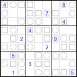 Судоку “Трио” 9х9 #28 трудный